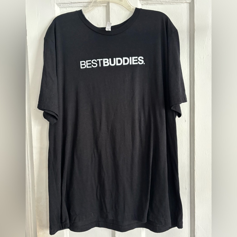 BEST BUDDIES Simple Black T-Shirt - Mens / Unisex - Size XXL